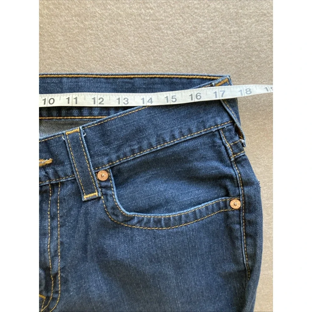 True Religion Men's Straight Jeans - Dark Blue Denim